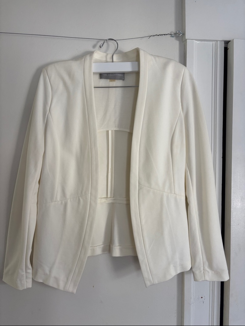 Tart Collections Cream Open-Front Blazer